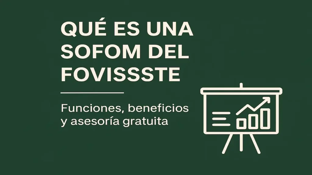 Qué es una SOFOM del FOVISSSTE Qué es una SOFOM del FOVISSSTE