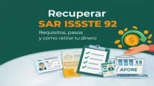 Recuperar SAR ISSSTE 92